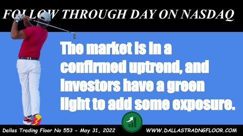 FOLLOW THROUGH DAY ON NASDAQ