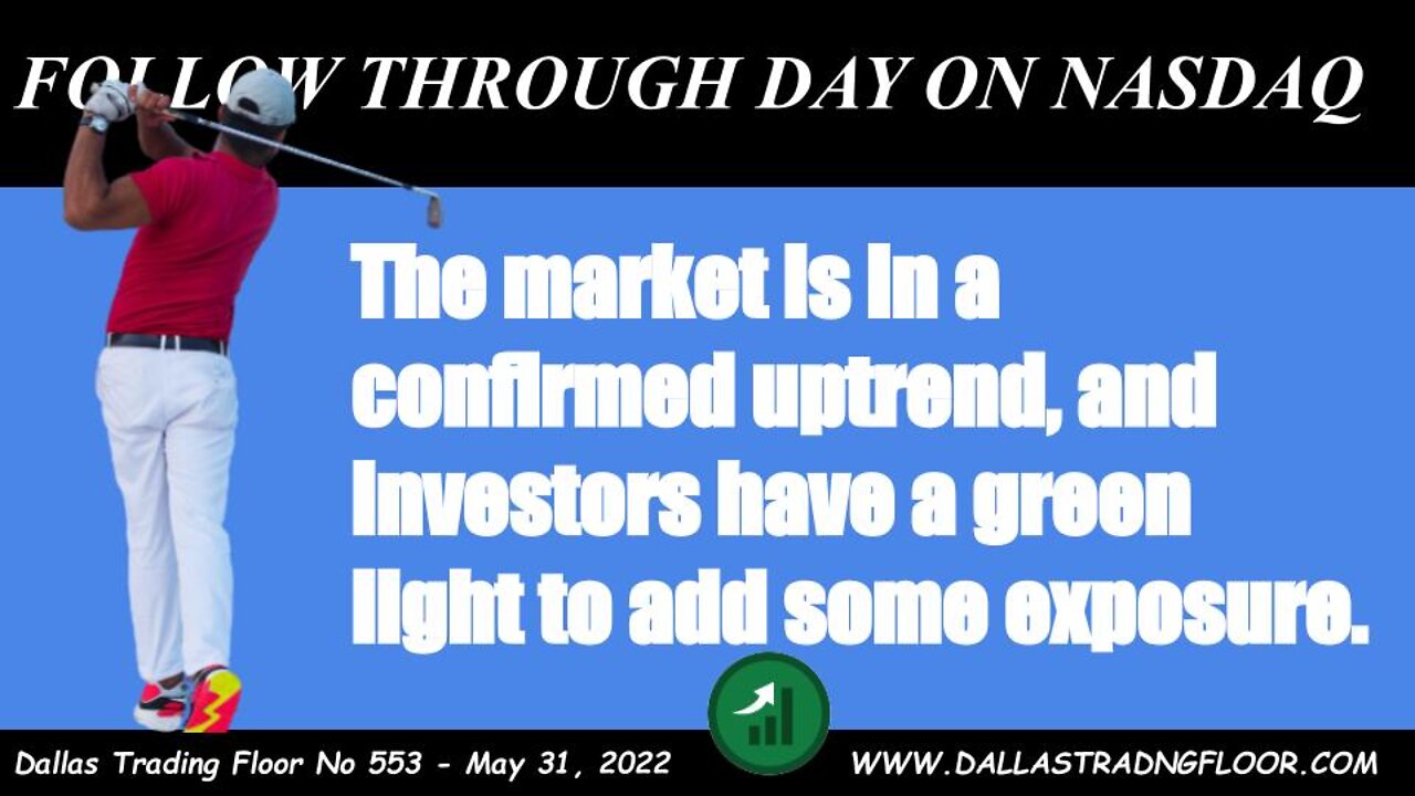 FOLLOW THROUGH DAY ON NASDAQ