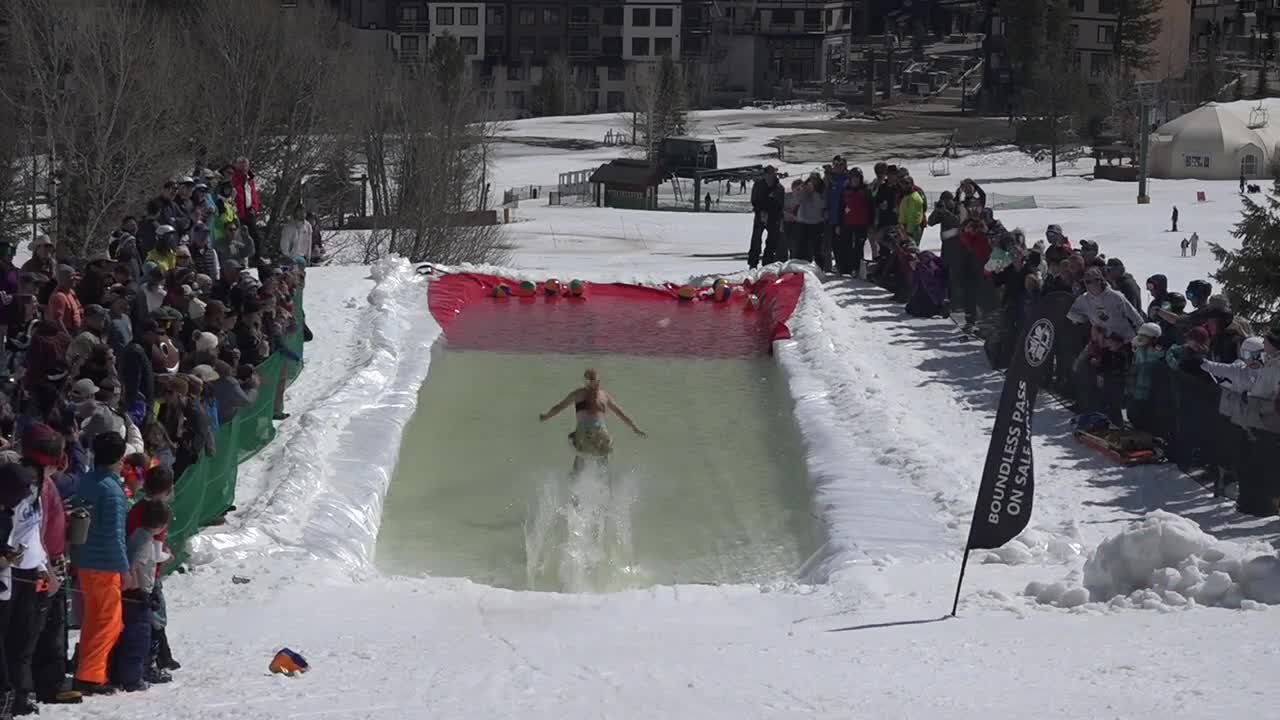 Tamarack goes out in style with the pond skimming competition