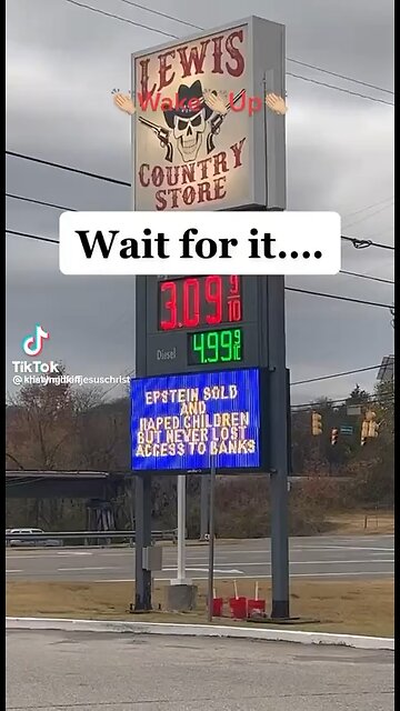 Street sign to help wake up sleepers. WWG1WGA