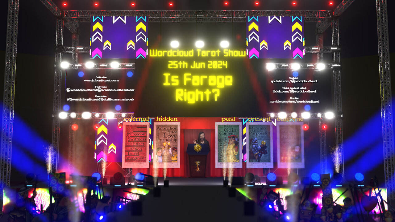 Is Farage Right? - The Word Cloud Tarot Show - 25 Jun 2024