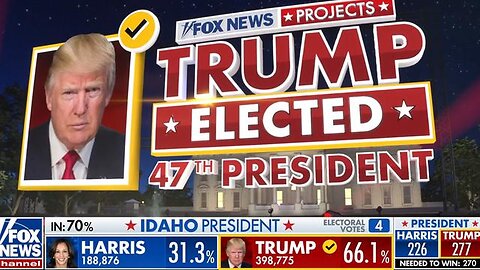 BREAKING： Trump elected 47th president, trump win