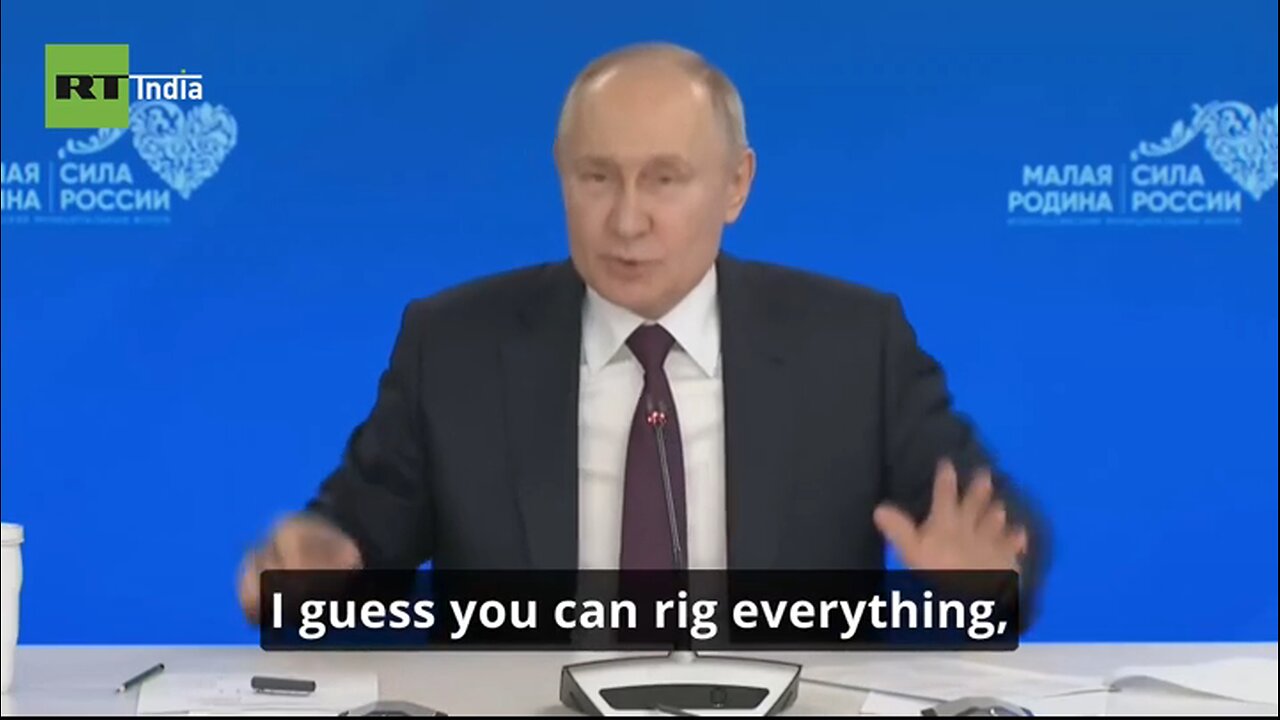 Putin Calls Out The 2020 Rigged Elections In The U.S.A.