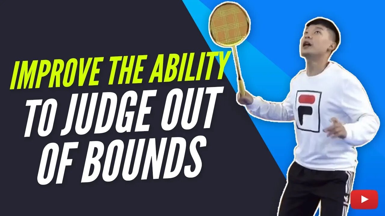Improve the ability to judge out of bounds Master Ye teaches Badminton Chinese with English Subtitle