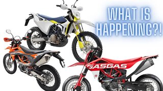 What is GOING ON with the 690 / 701 Enduro?