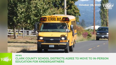 Clark County school districts agree to move to in-person education for kindergartners