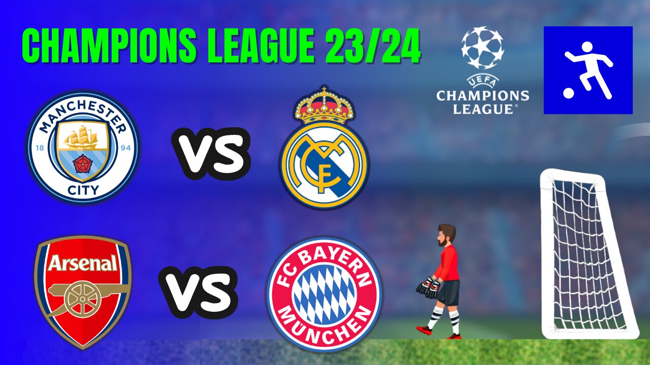 WHO WILL WIN ? ⚽️ Man City vs Real Madrid | Arsenal vs Bayern ✅ UCL