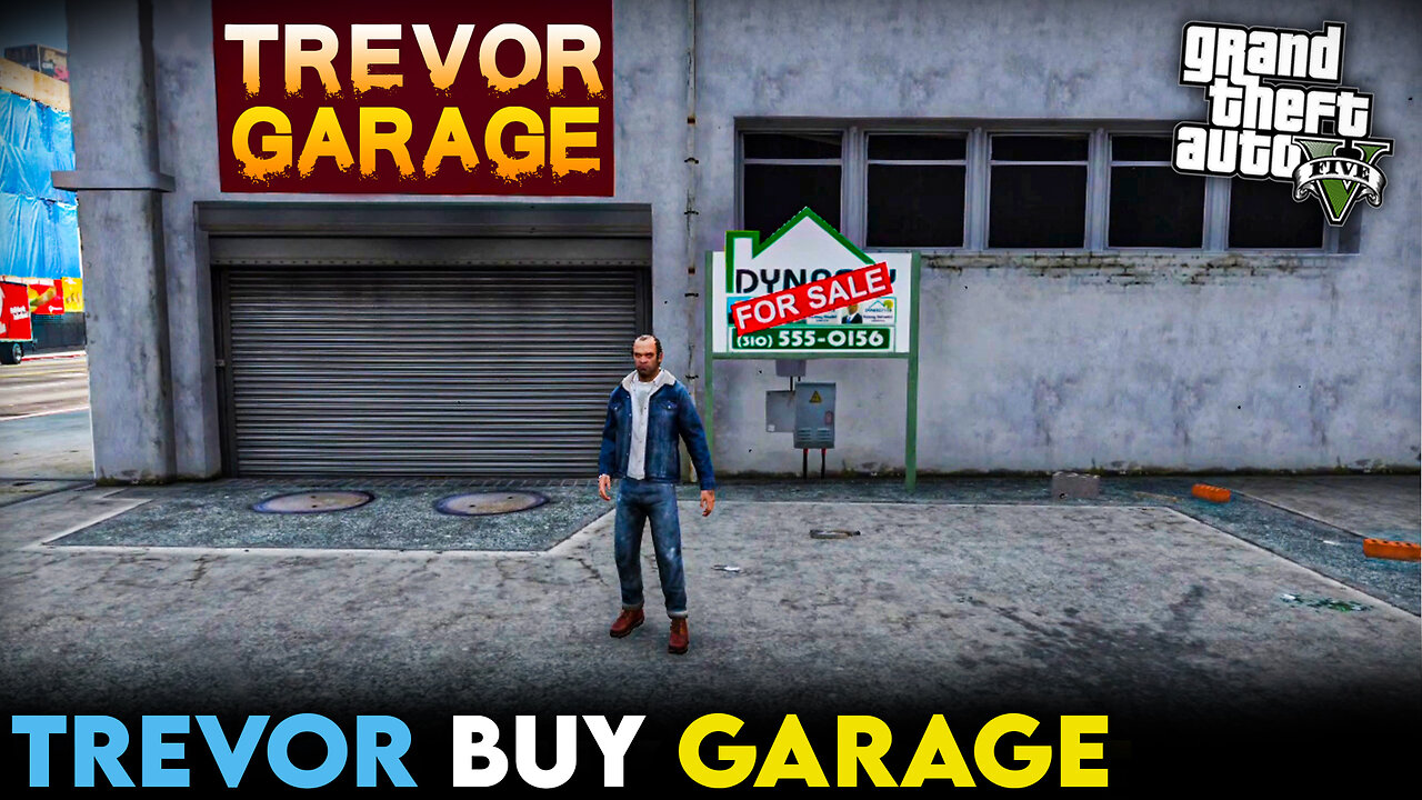 TREVOR BUY GARAGE I GTAV GAMEPLAY