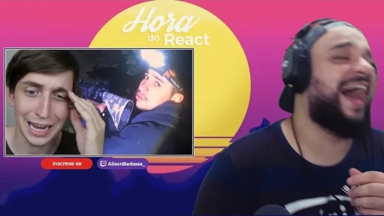 (REACT) 3 marmanjo caçando fantasmaKKKKKKKK - @Felca