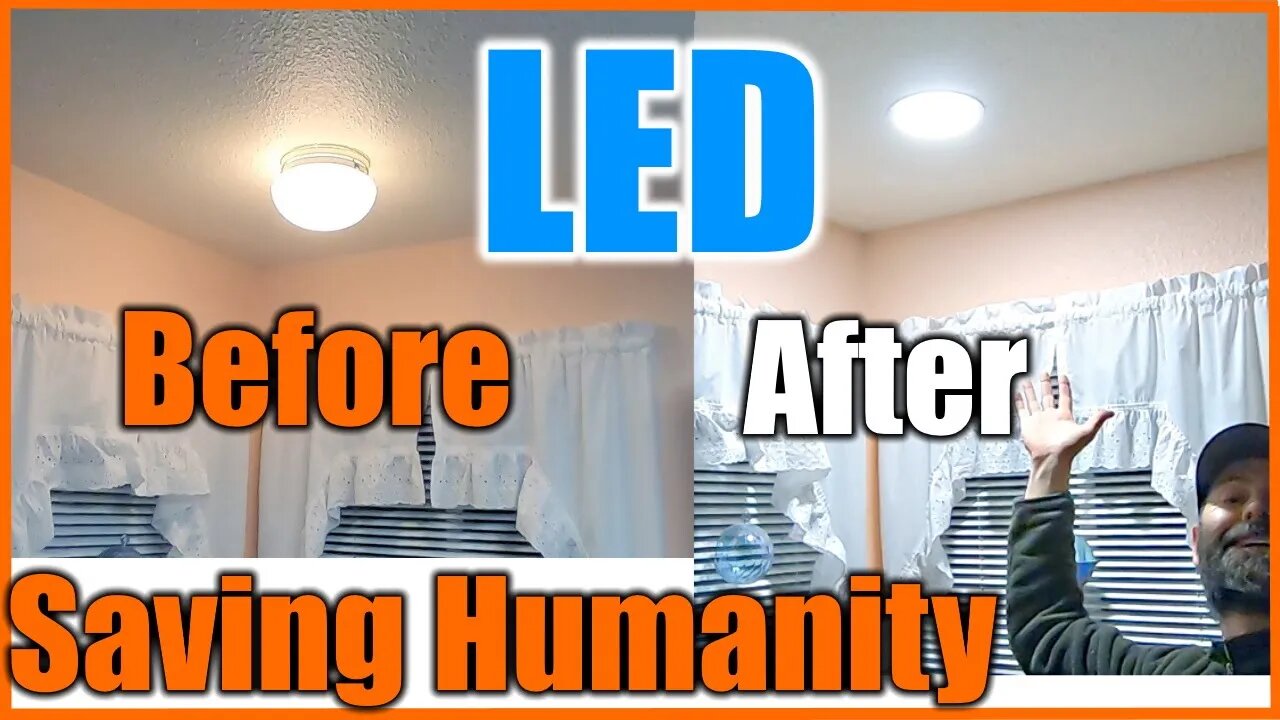 LED Down Lights Will Increase The Value Of your House | And Save The World | THE HANDYMAN |