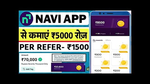 Navi aap online earning app refer and earn