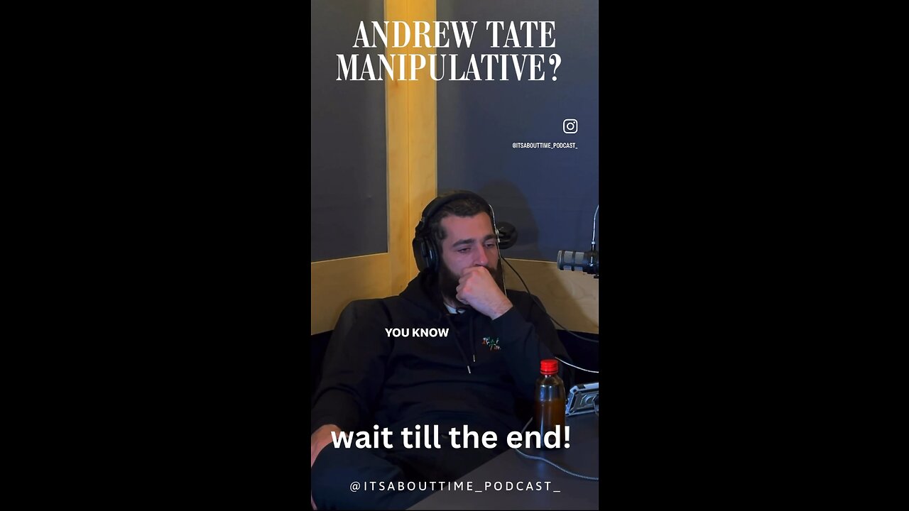 is andrew tate manipulative?!?