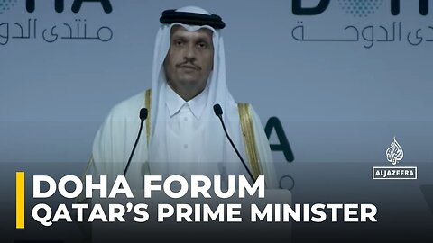 Qatar’s Prime Minister says genocide unfolding before our eyes in Gaza that will have repercussions