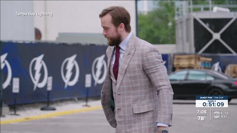 Victor Hedman's suit game is the best in the league