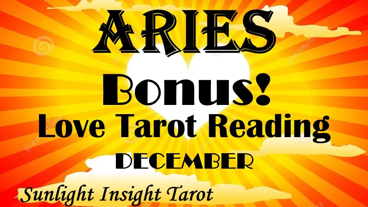 ARIES🥰Reconnecting on A Whole New Spiritual Love Level!🥰December 2022 Love Bonus