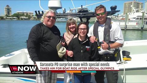 Sarasota Police Department treats Special Olympics participant to VIP tour