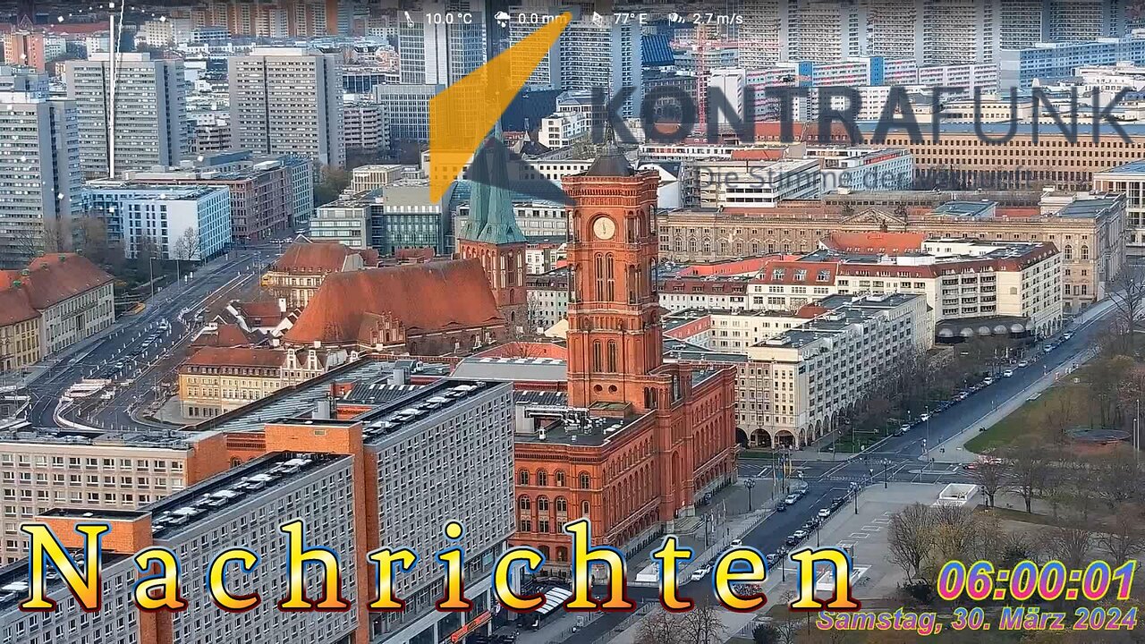 Kontrafunk Nachrichten Radio 30.März 2024 - 06:00 Uhr #news, #FreeAssange, #ampelruecktritt