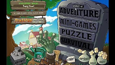 Plants VS Zombies Adventure Level 5-6