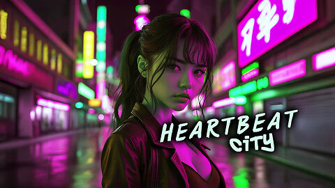 Downtown in Heartbeat City 💗 Infrared Arcade Vibes - Chill Lo-Fi Beats