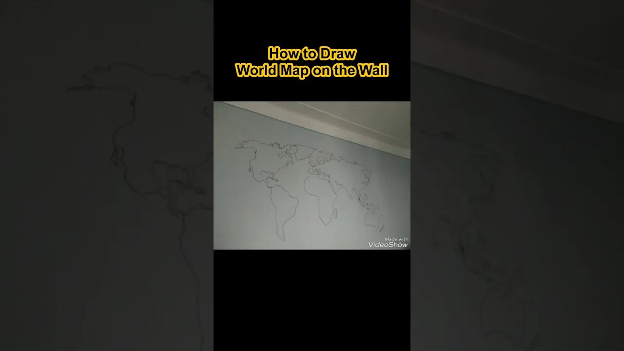 How to Draw World Map - Very Simple Method