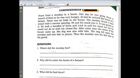 CLASS 6 ENGLISH A LECTURE 1 04012021