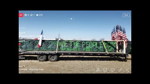 🔴LIVE - RAW Footage: The People's Convoy 2022 Day 4 - Saturday Feb 26 Part 2