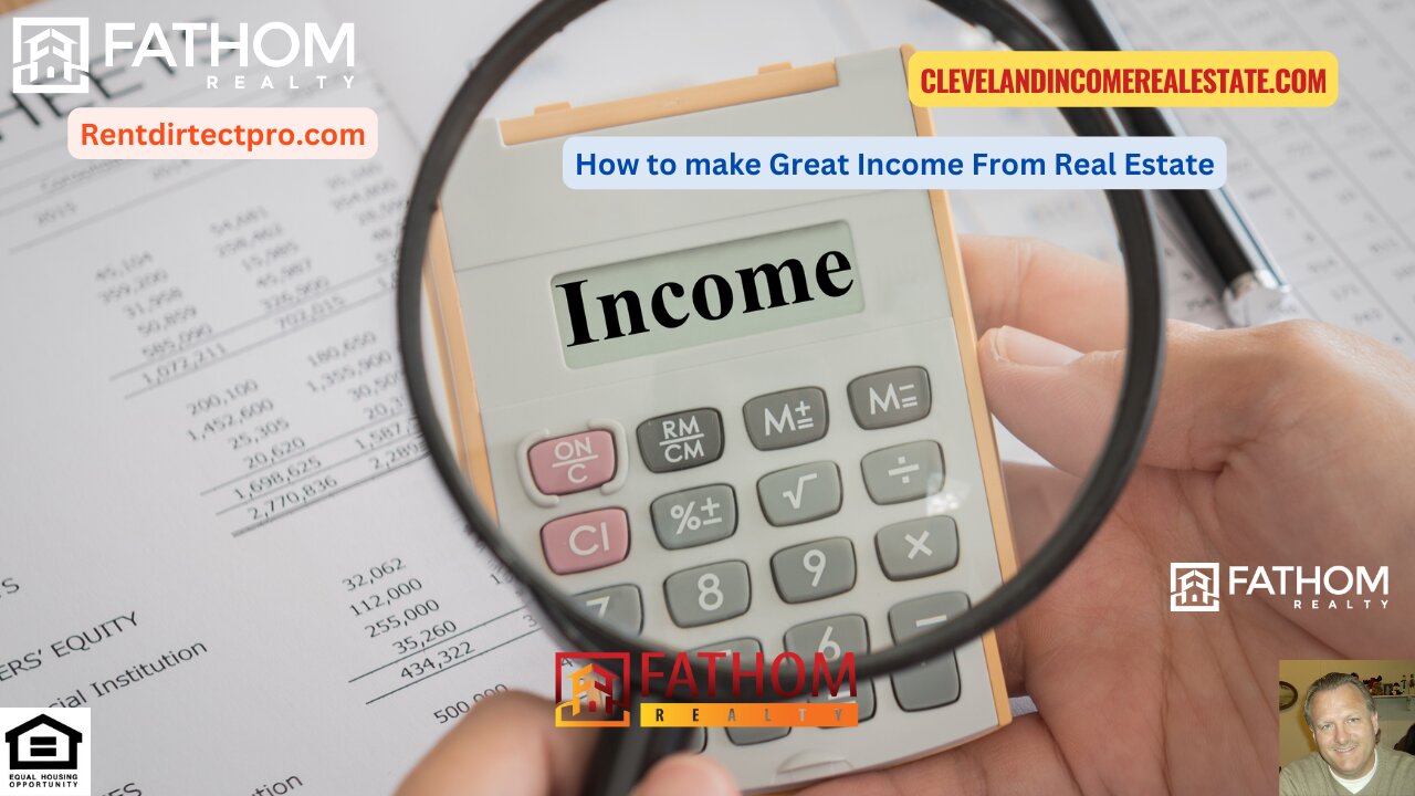 How to make Great Income From Real Estate