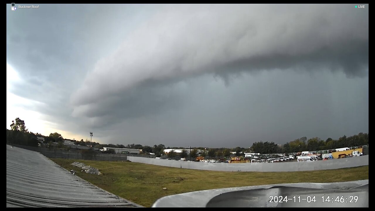 Dallas Roof Cam - Severe Thunderstorm