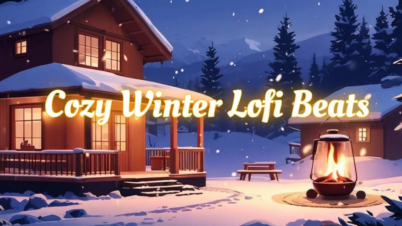 Cozy Winter Lofi Beats – Relaxing Music for Study, Sleep, and Chilling by the Fire