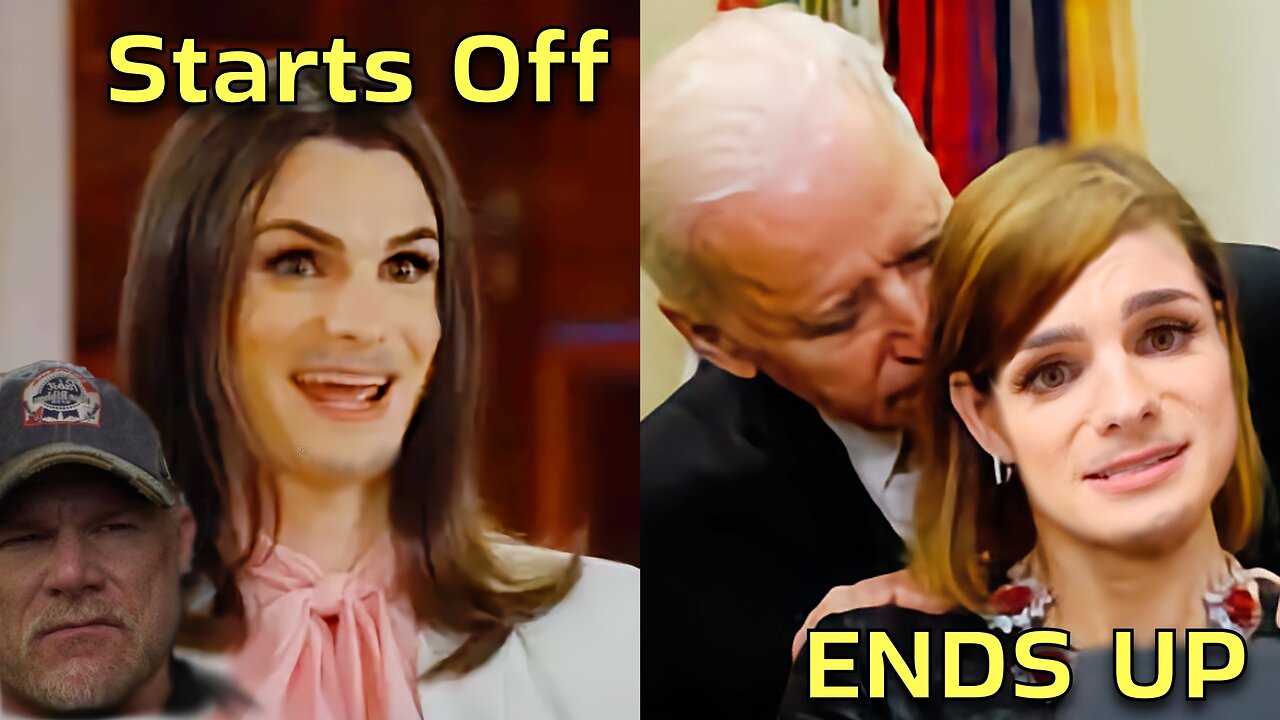 Biden Sniffs, err Meets, With Man Who Thinks ITS a Lil Girl