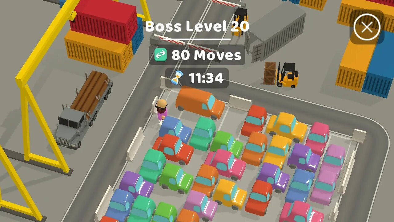 Parking Jam 3D-Boss level 20