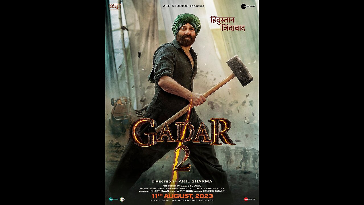 Crazyness of gadar 2 movie in cinema hall by public