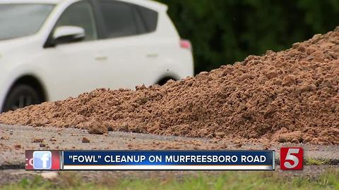 Chicken Waste Spill Closes Part Of Rd. In Murfreesboro