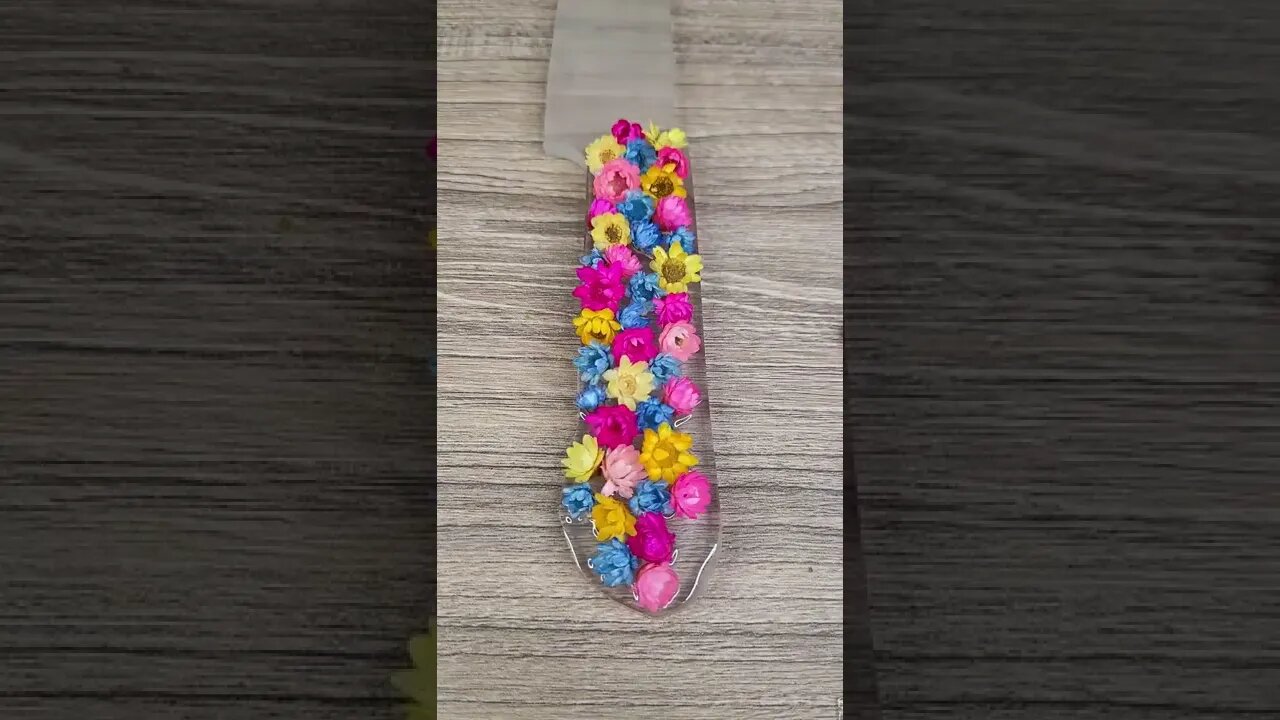 Fiz uma FACA de Resina e Flores!