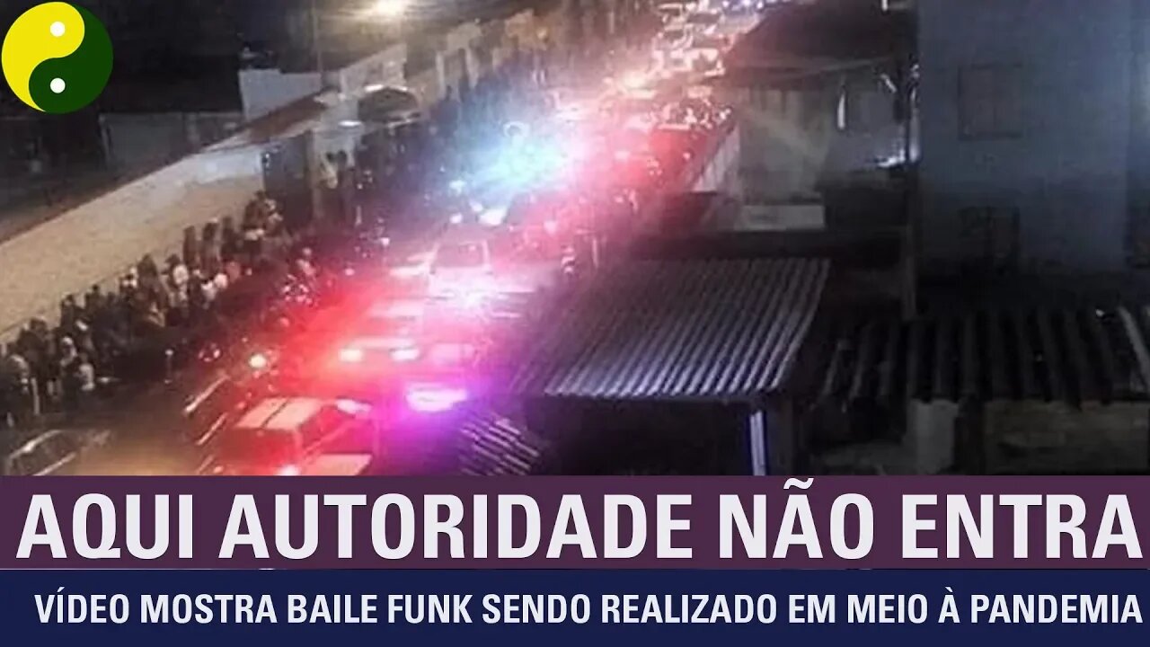 Vídeo mostra baile funk sendo realizado em meio à pandemia