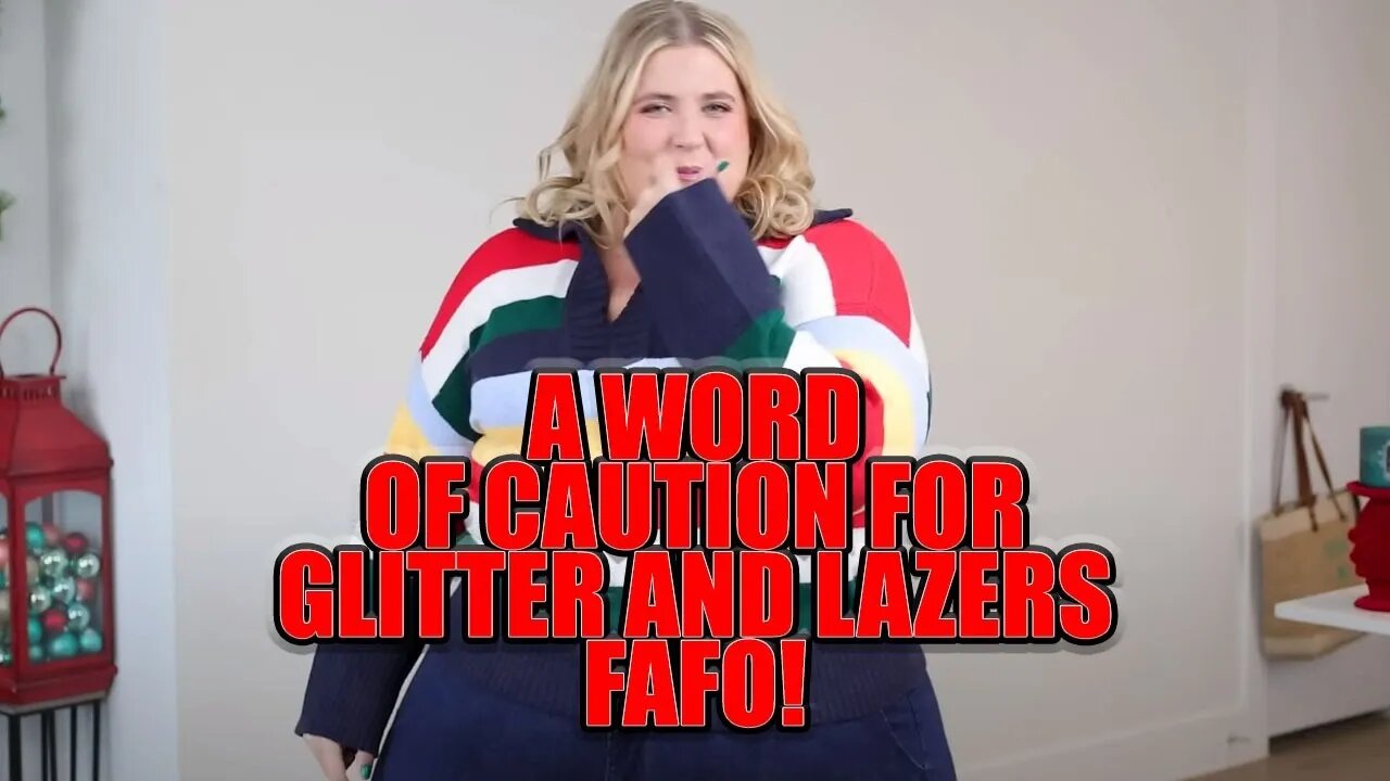 A Word Of Caution For 500 Pound Influencer Anna O'Brien aka Glitter And Lazers