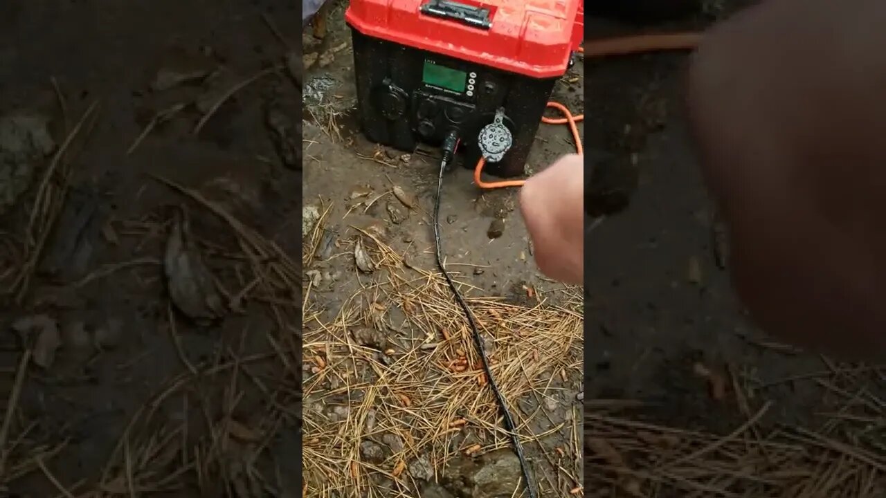 Real world solar generator water resistant test