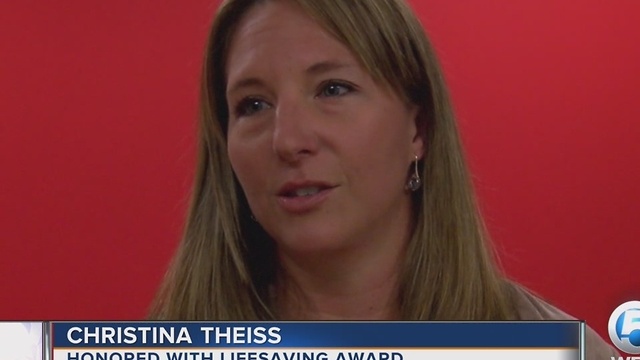 Mom honored for saving two boys' lives