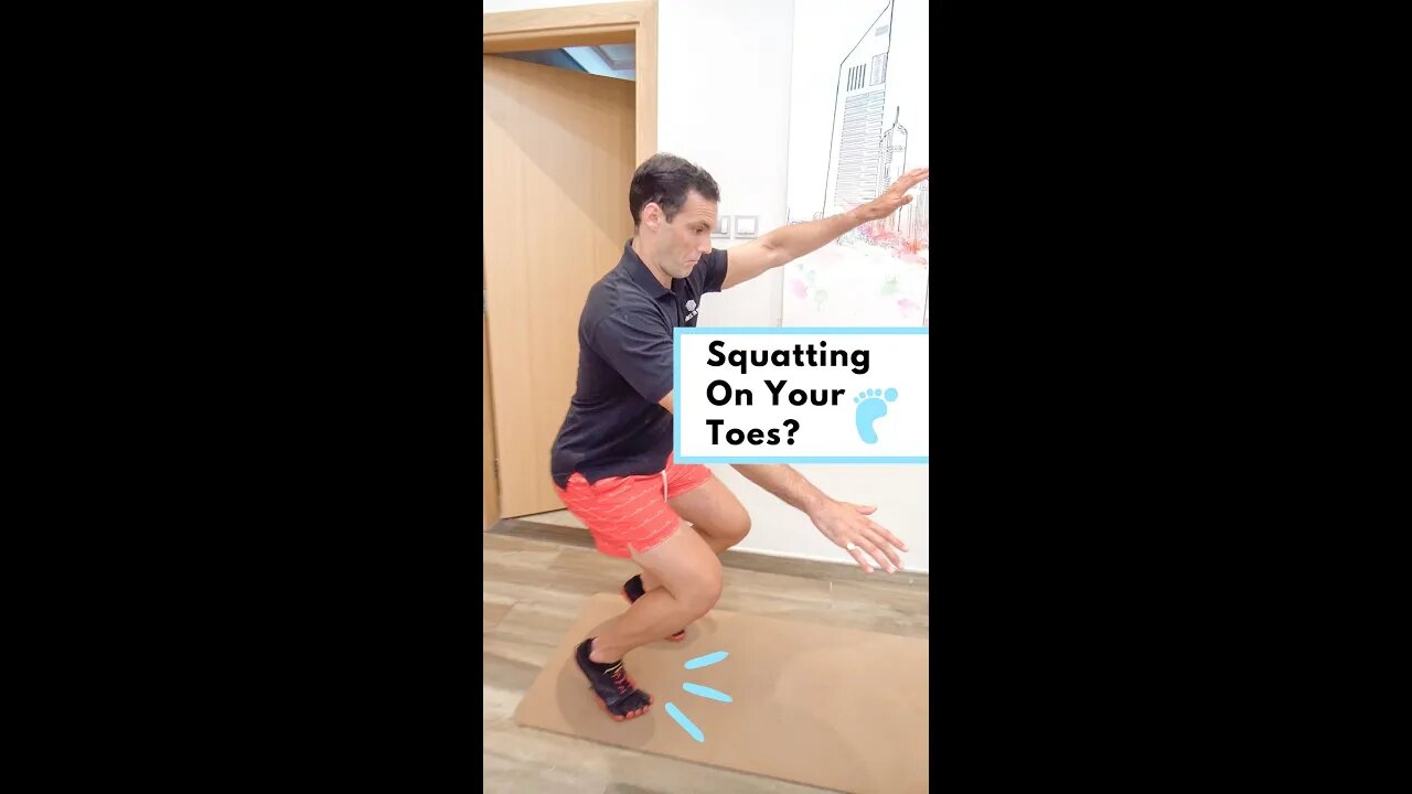 Should you squat on your toes?