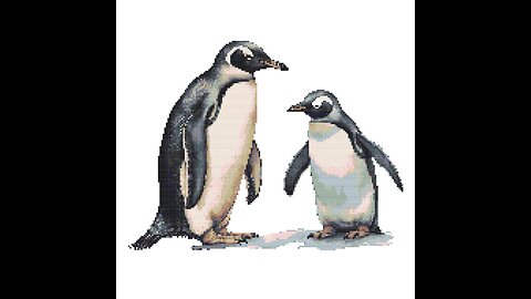 PENGUINS Cross Stitch Pattern by Welovit | welovit.net | #welovit