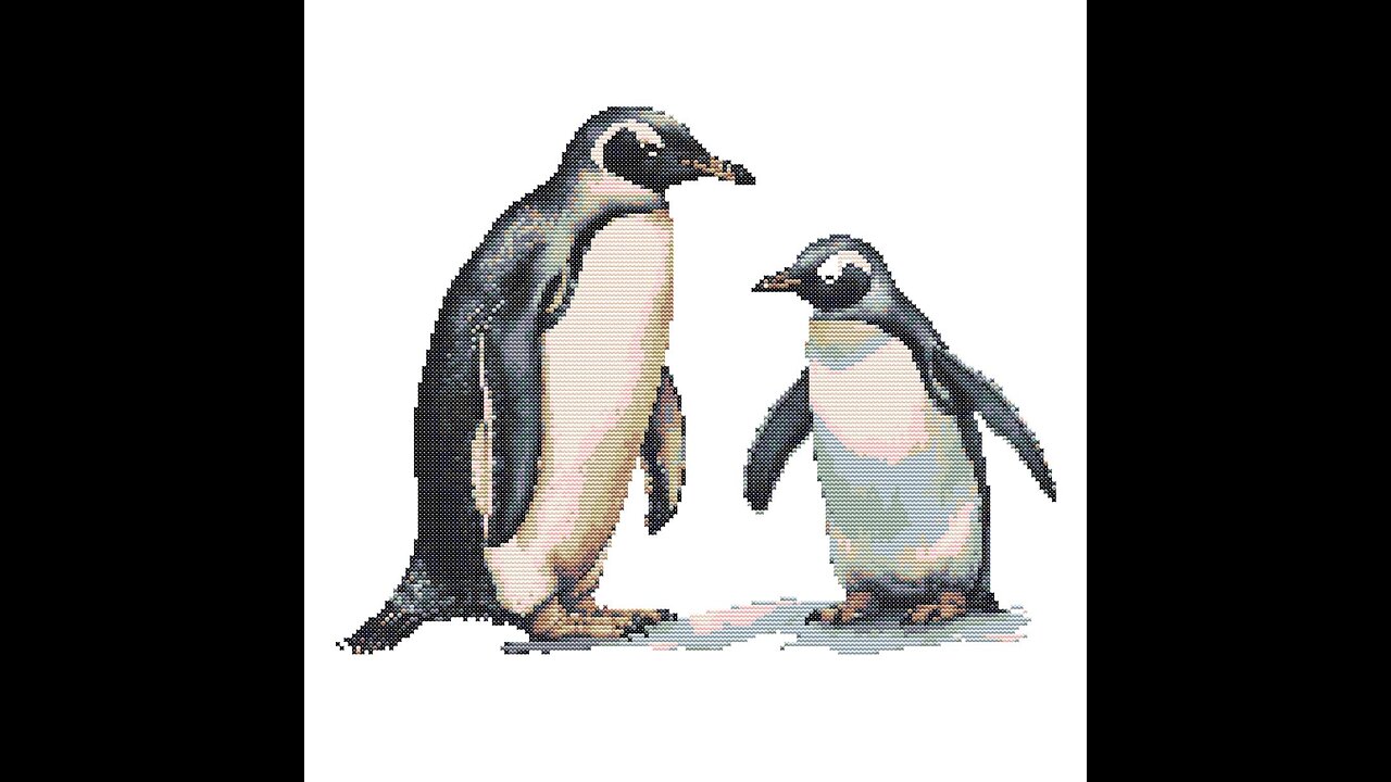 PENGUINS Cross Stitch Pattern by Welovit | welovit.net | #welovit