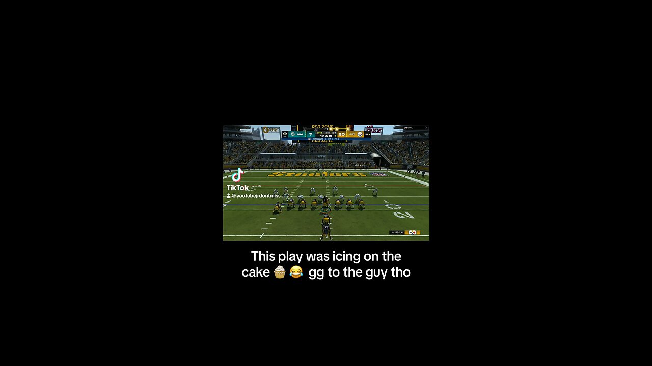 3 missed tackles led to the icing on the cake 🍰
