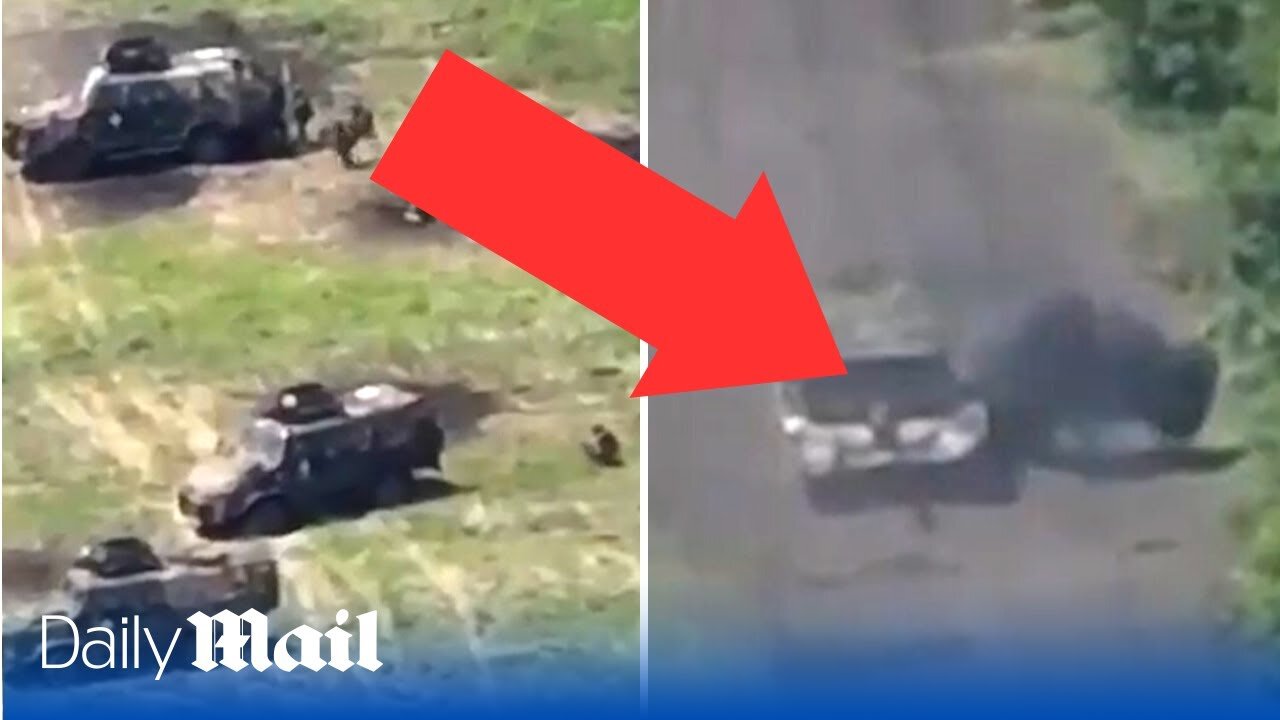 Ukraine launch heavy assault on Russian troops with devastating tanks attacking enemy trenches