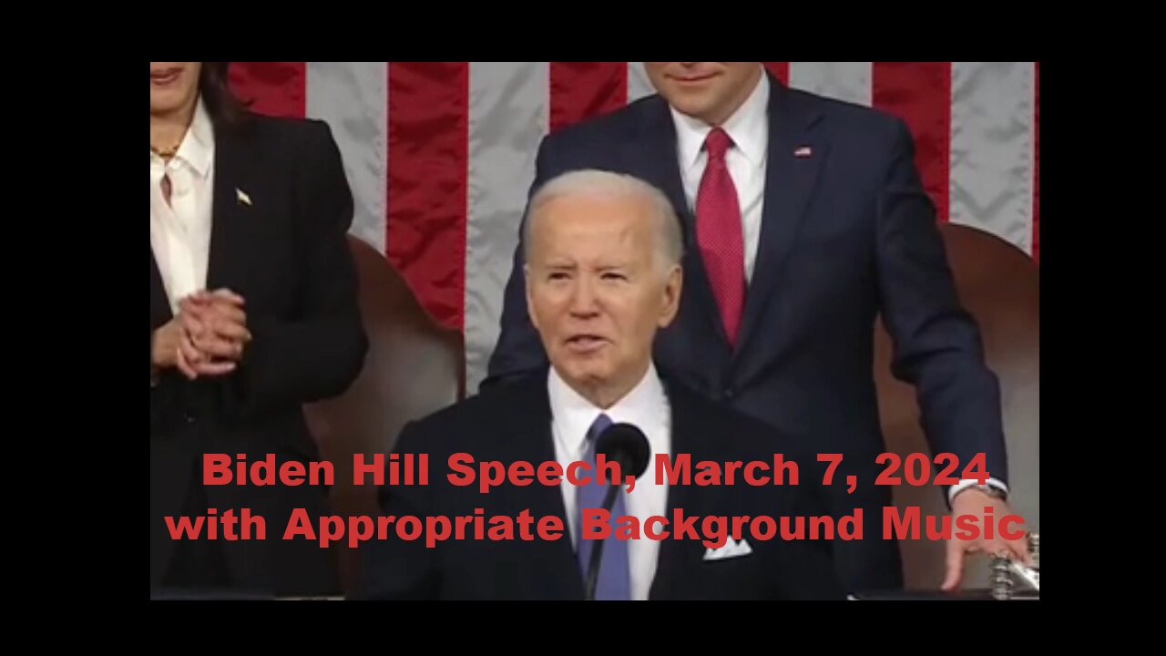 Biden Hill Speech with Appropriate Background Music