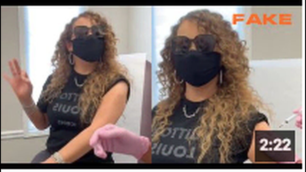 Another Fake Celebrity Vaccination!!! | Mariah Carey