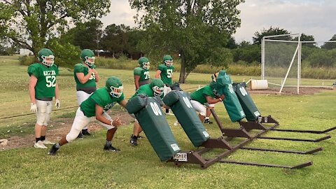 EHS Eagles Football 1st Day Full Pads