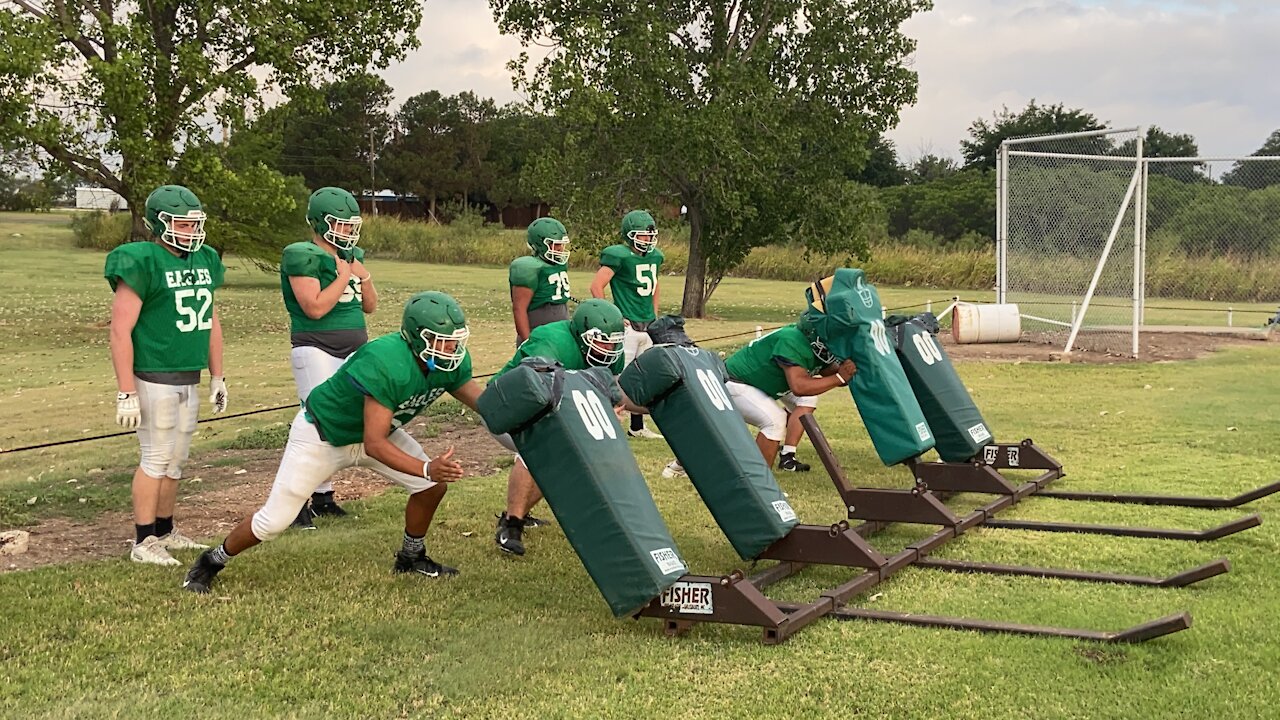 EHS Eagles Football 1st Day Full Pads