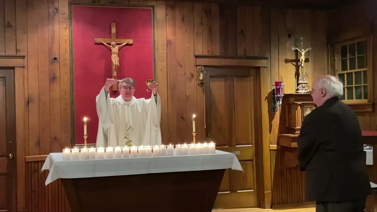 Fr Petit - Candlemas memorial mass, Log Chapel, University of Notre Dame Feb 10 2022 - part 2