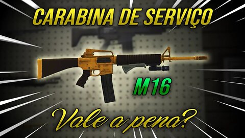 A NOVA CARABINA DE SERVIÇO M16 DA DLC THE CRIMINAL ENTERPRISES VALE A PENA? TESTE COMPLETO