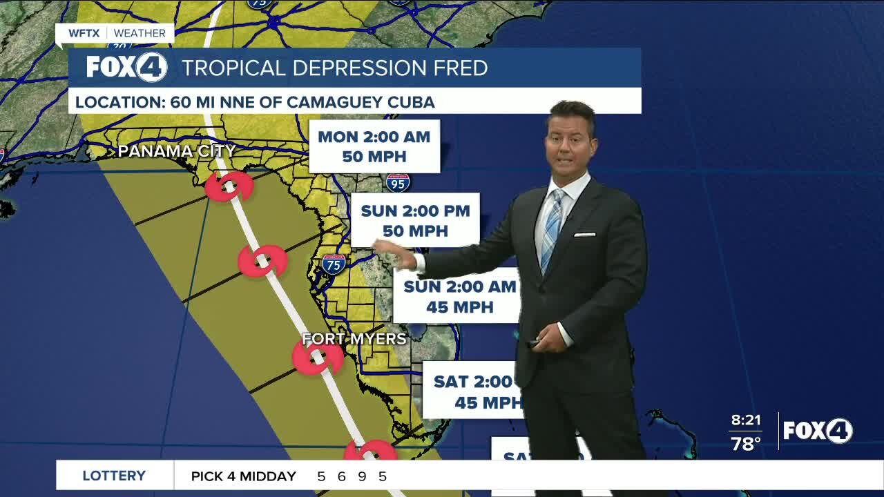 All eyes on Tropical Depression Fred